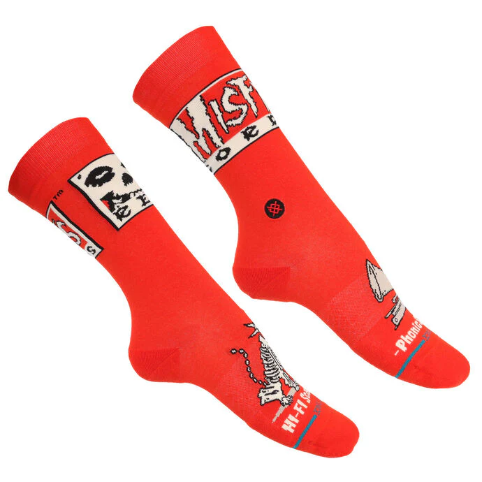STANCE - MISFITS Red Crew Socks - Image 2